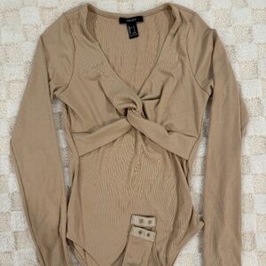 Forever 21 Tan Bodysuit